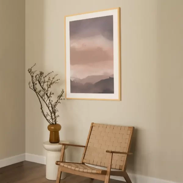 Slika apstraktnih formi koji formiraju krajolik - slika za zid large