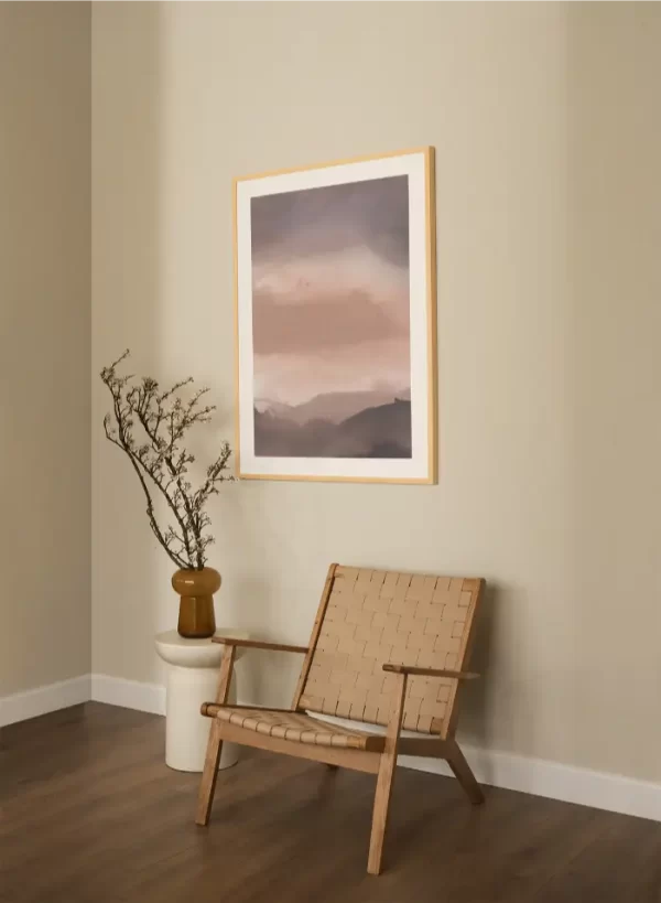 Slika apstraktnih formi koji formiraju krajolik - slika za zid large