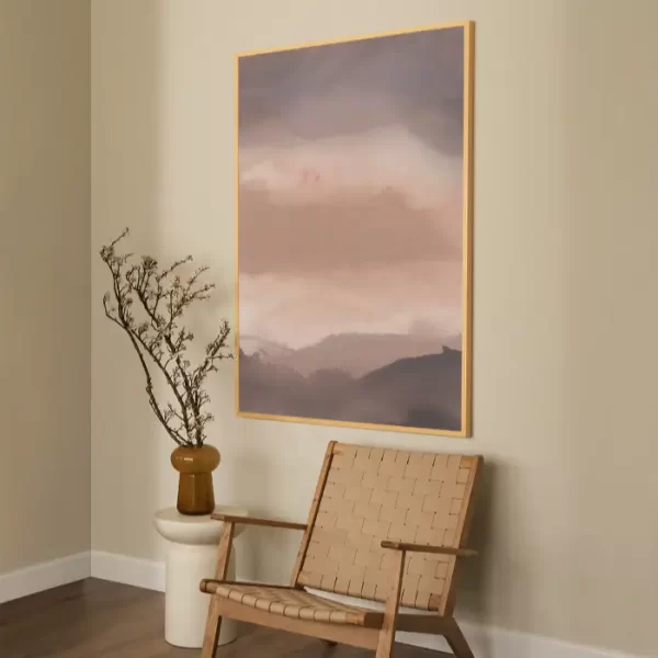 Slika apstraktnih formi koji formiraju krajolik - slika za zid x large