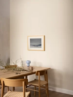 Selo na brdu u magli - slika za zid small