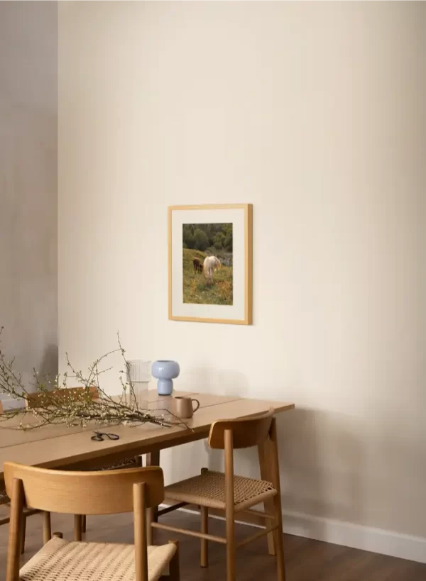 Dva konja u livadi od cvijeća - slika za zid small