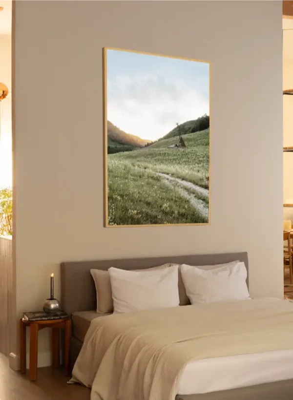 Planinski put ka zalasku sunca - slika za zid x large