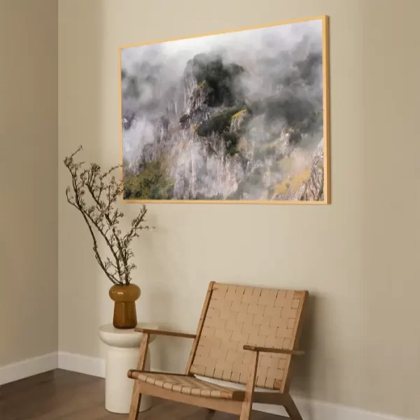 Durmitorske stijene i proplanci u magli - slika za zid x large