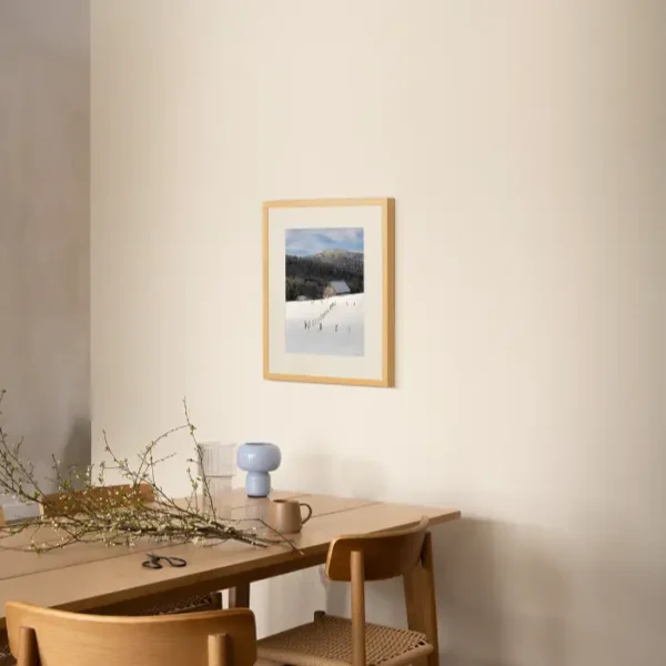 stara kamena kuća na durmitoru zavijana u snijeg - slika za zid small