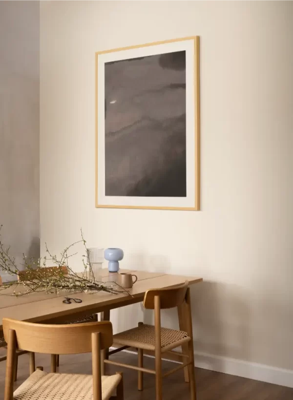 Apstraktni otisak sivih tonova - slika na zidu large