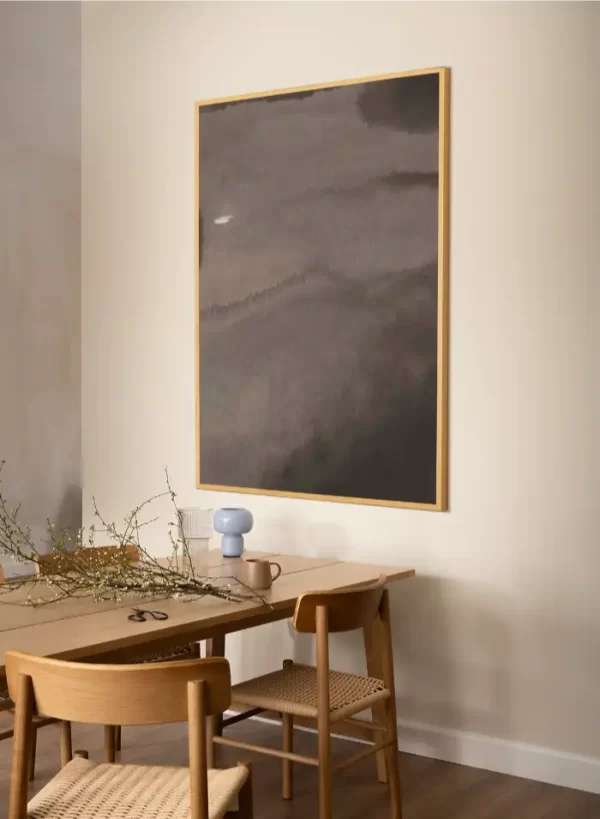 Apstraktni otisak sivih tonova - slika na zidu x large