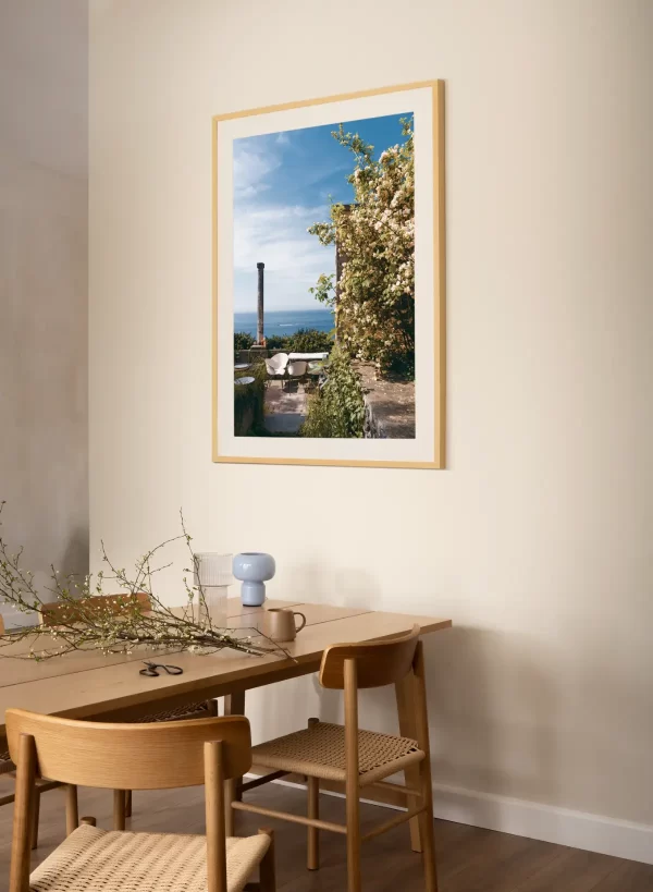 Pogled na more u Dubrovniku - slika na zidu large