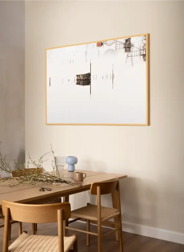 Zaboravljene ribarske mreže na portu Milena u Ulcinju - slika na zidu X large