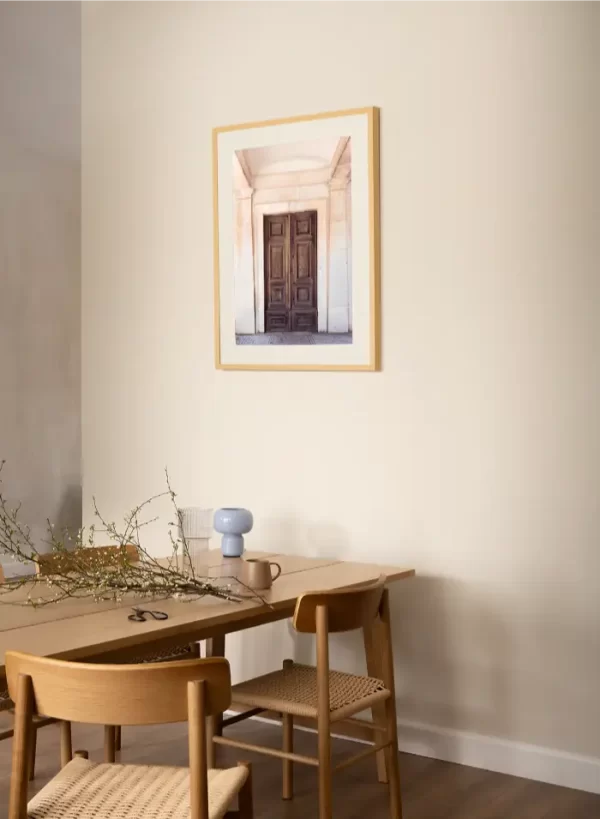 Fotografija drvenih vrata sa crkve u Kotoru - slika na zidu medium