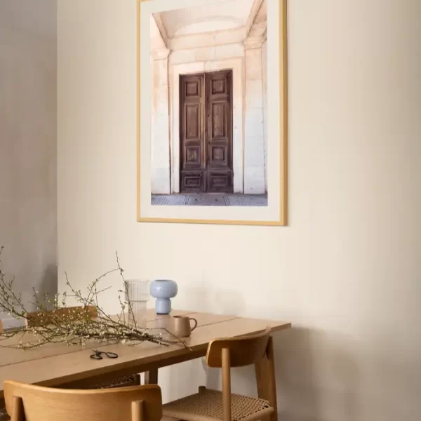 Fotografija drvenih vrata sa crkve u Kotoru - slika na zidu large