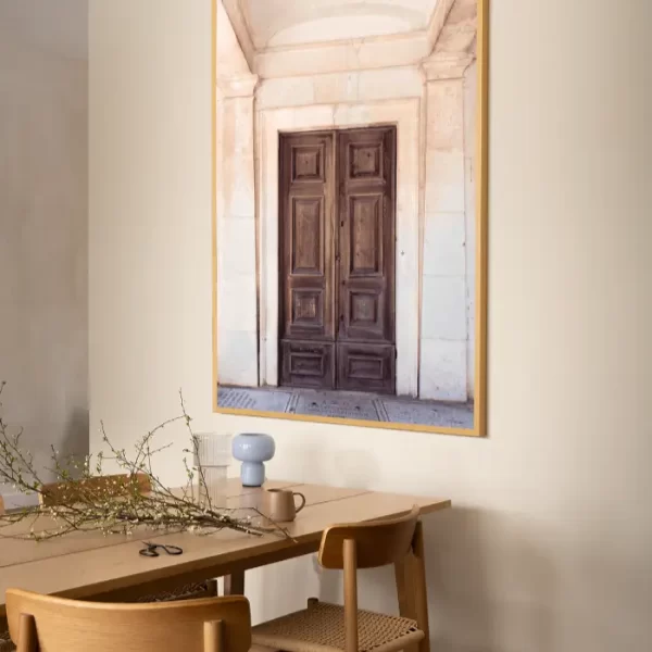 Fotografija drvenih vrata sa crkve u Kotoru - slika na zidu x large