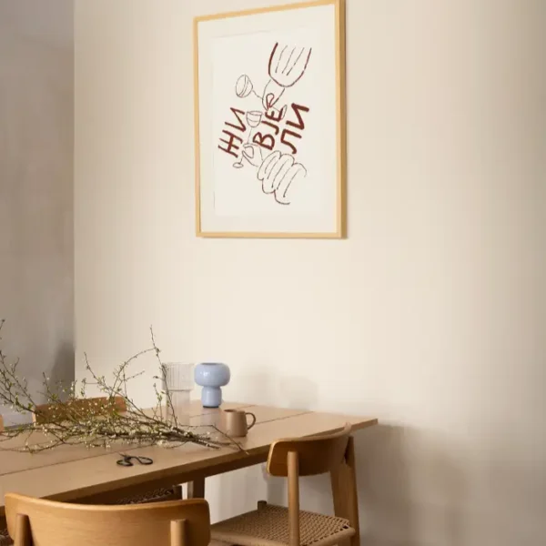 Crtež ruku i ispisa živjeli - slika na zidu
