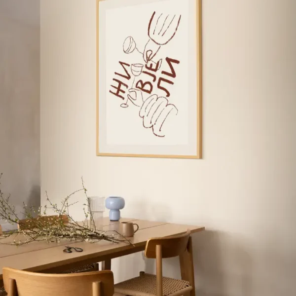 Crtež ruku i ispisa živjeli - slika na zidu