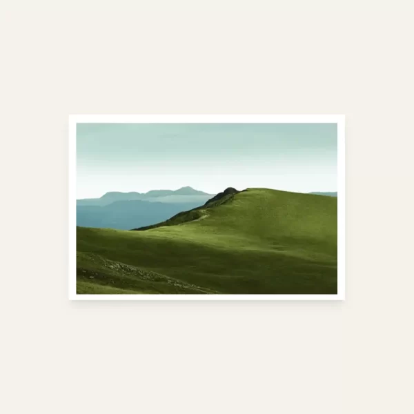 Bjelasica i brda u pozadini - slika za zid