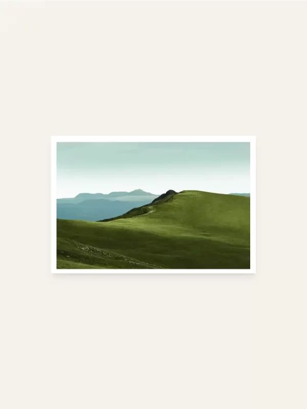 Bjelasica i brda u pozadini - slika za zid