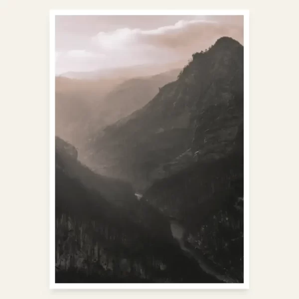 Kanjon Tare ujutro - slika za zid