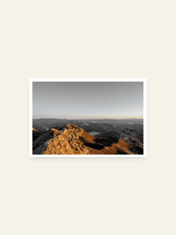 Lovćen sa zalivom u pozadini - slika za zid