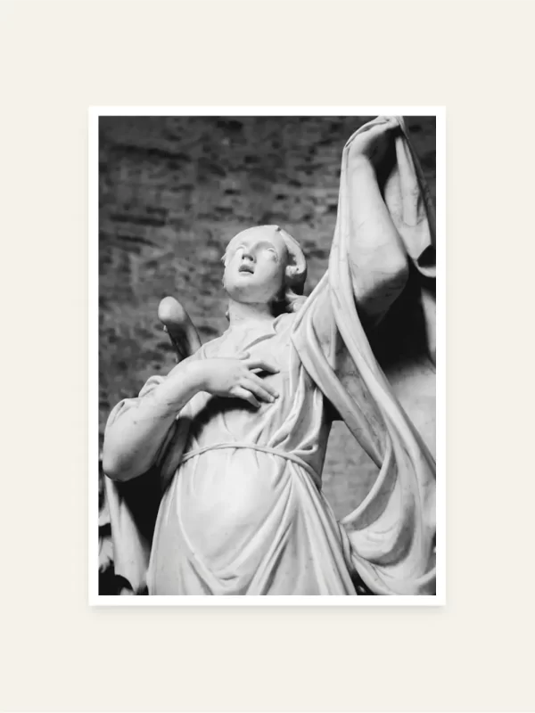 Statua žene - slika za zid