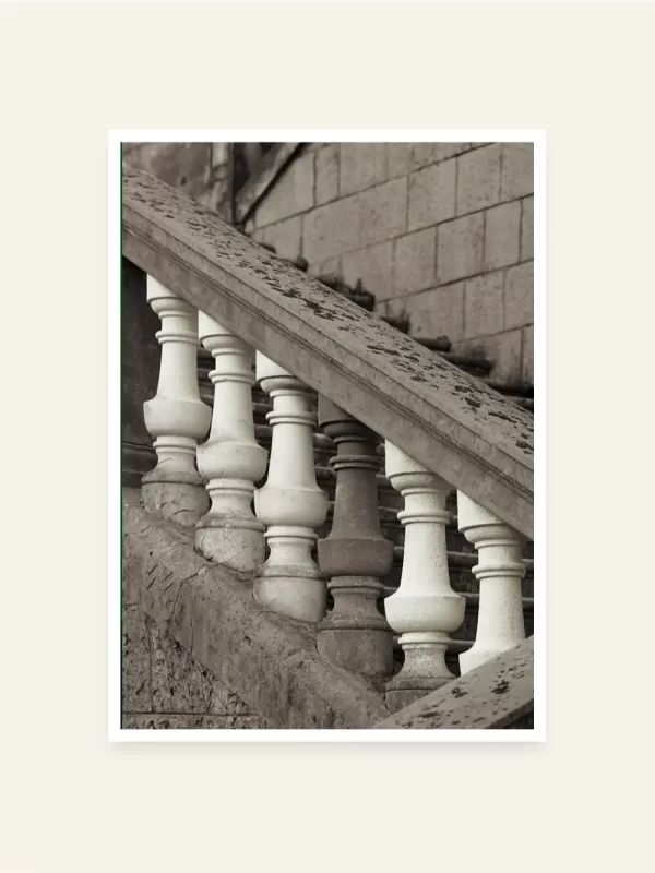 Stepenice crkve u Prčanju - slika za zid