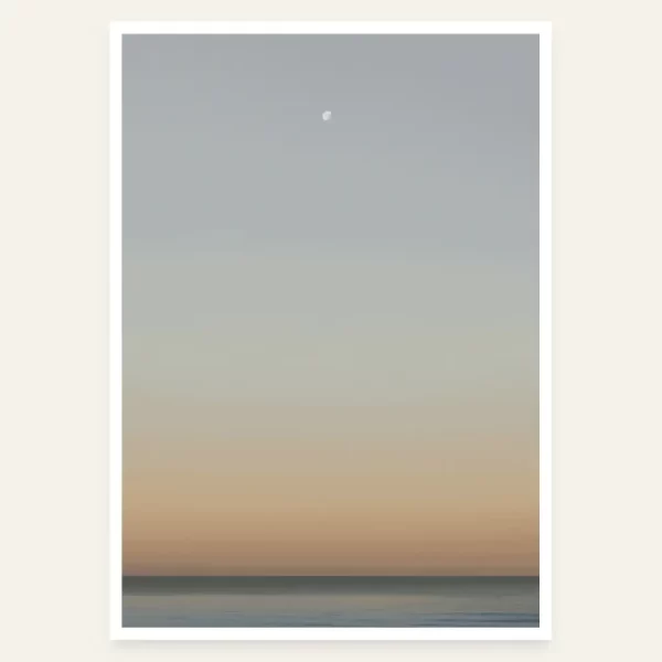 More i mjesec iznad - slika za zid