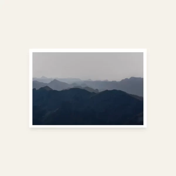 Pogled sa Komova - slika za zid