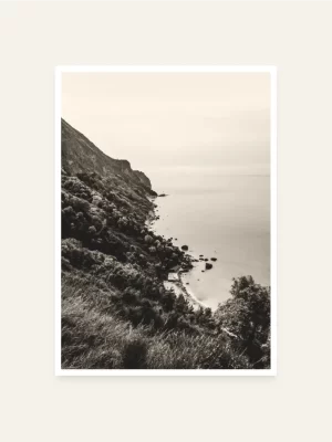 Obala Jaza u crno bijelom - slika za zid