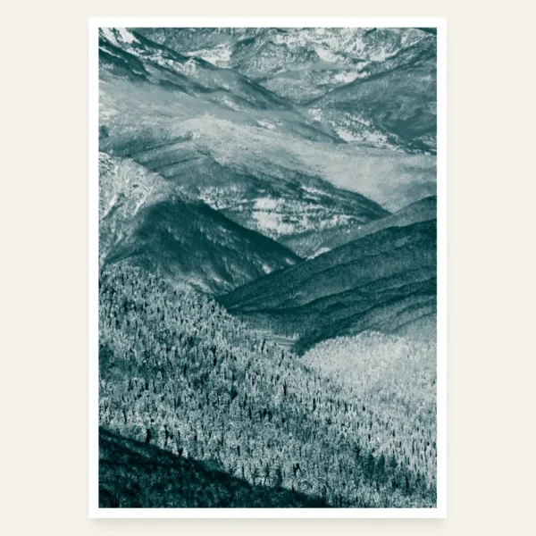 Biogradsko jezero u usjecima brda - slika za zid