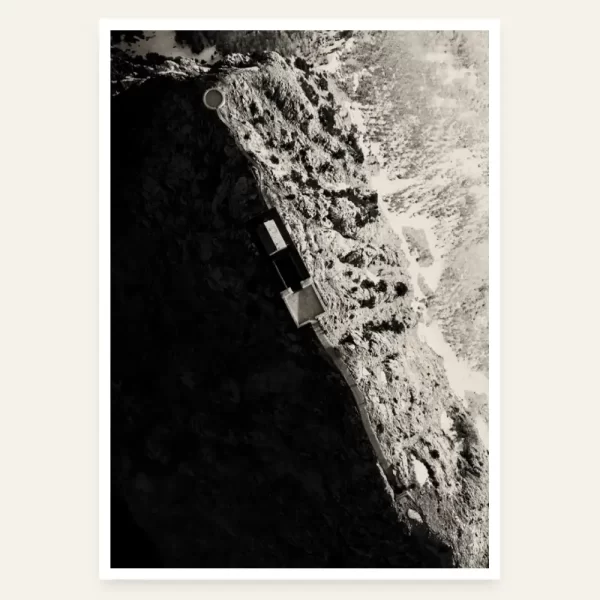 Njegošev mauzolej iz ptičije perspektive - slika za zid