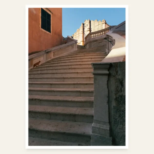 Stepenište u Dubrovniku - slika za zid