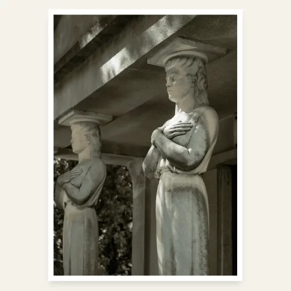 Karijatide iz Kotora - slika za zid