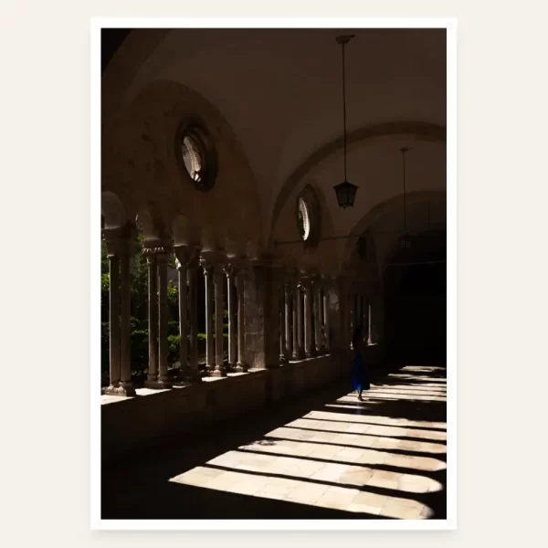 Dubrovački samostan i njegovi svodovi - slika za zid