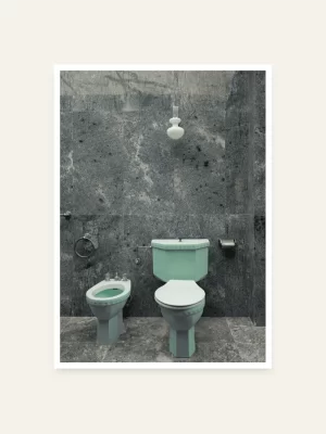 Toalet iz Titove vile - slika za zid