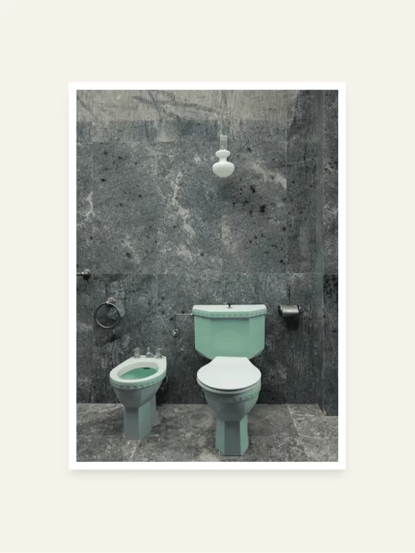 Toalet iz Titove vile - slika za zid