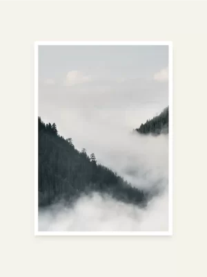 Usjeca dva brda na rijeci Ćehotini - slika za zid