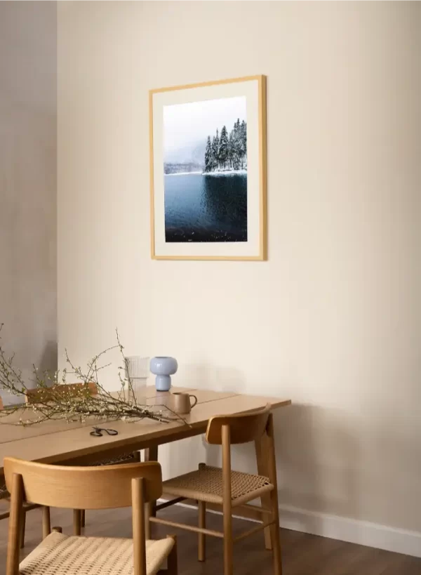 Fotografija Biogradskog jezera u trpezariji